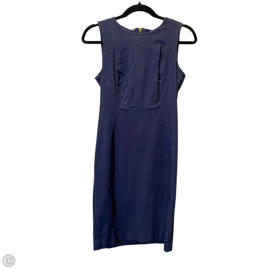 Dress Casual Short By Calvin Klein In Blue Denim, Size: M