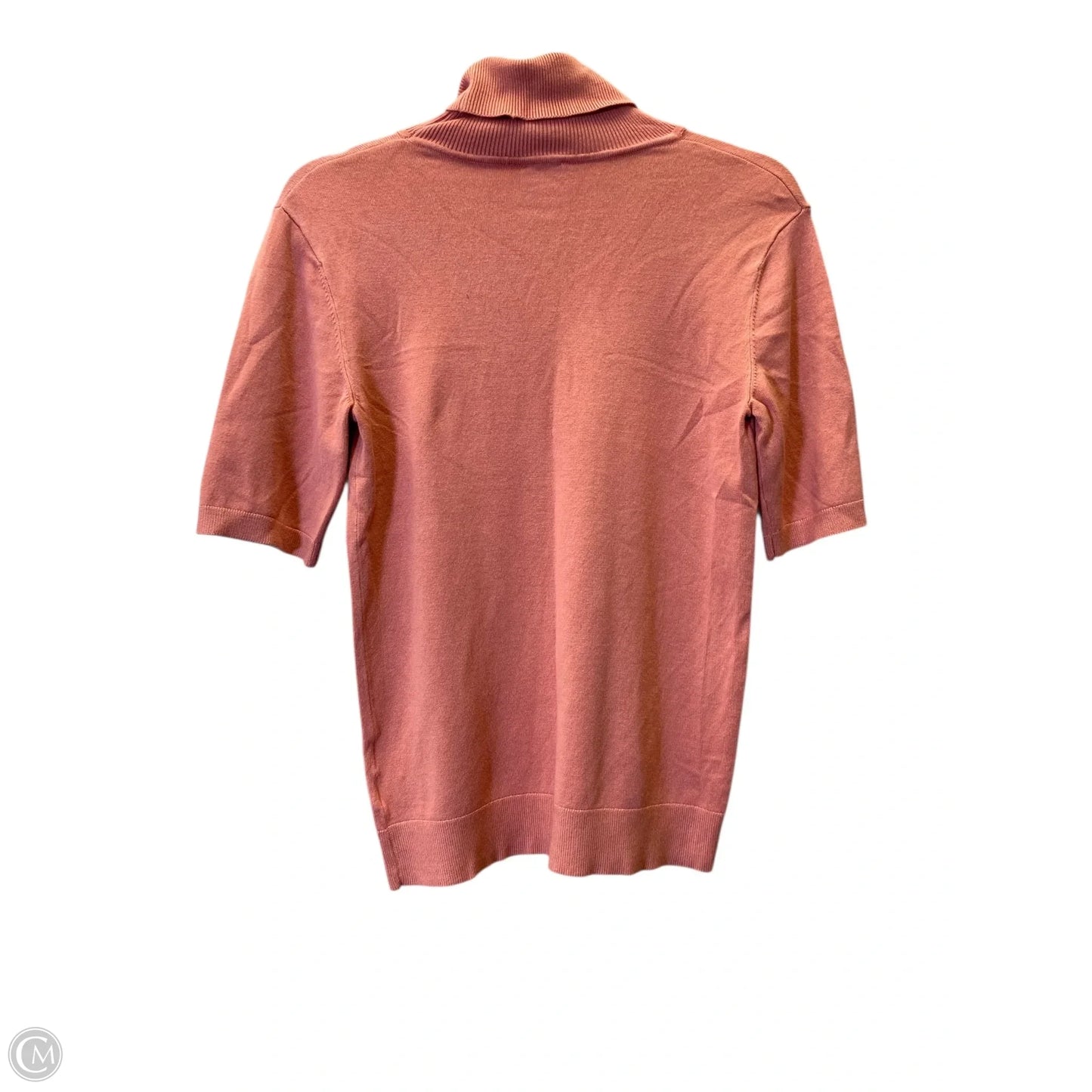 Top Short Sleeve By Ann Taylor In Pink, Size: S