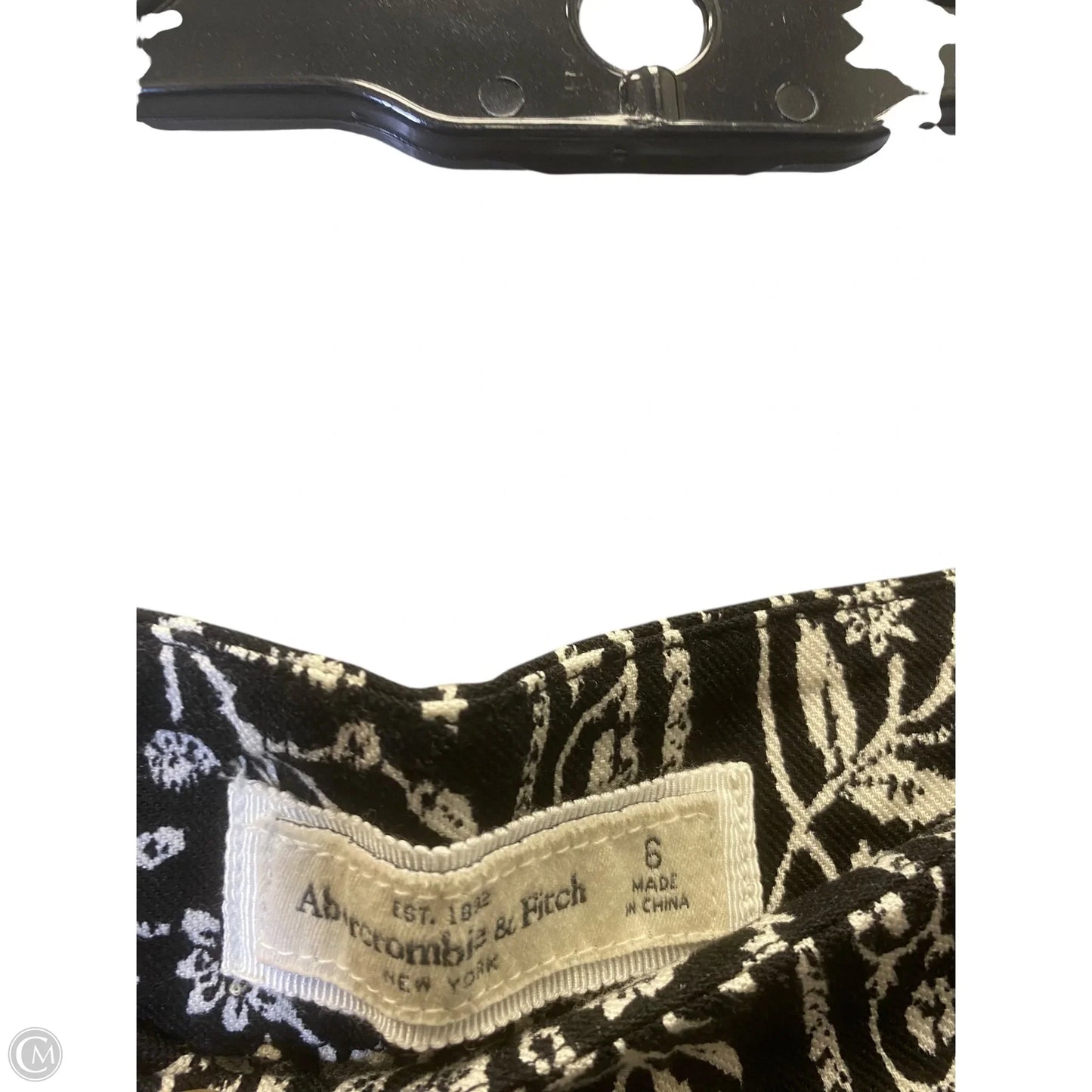 Pants Other By Abercrombie And Fitch In Black & Cream, Size: 6