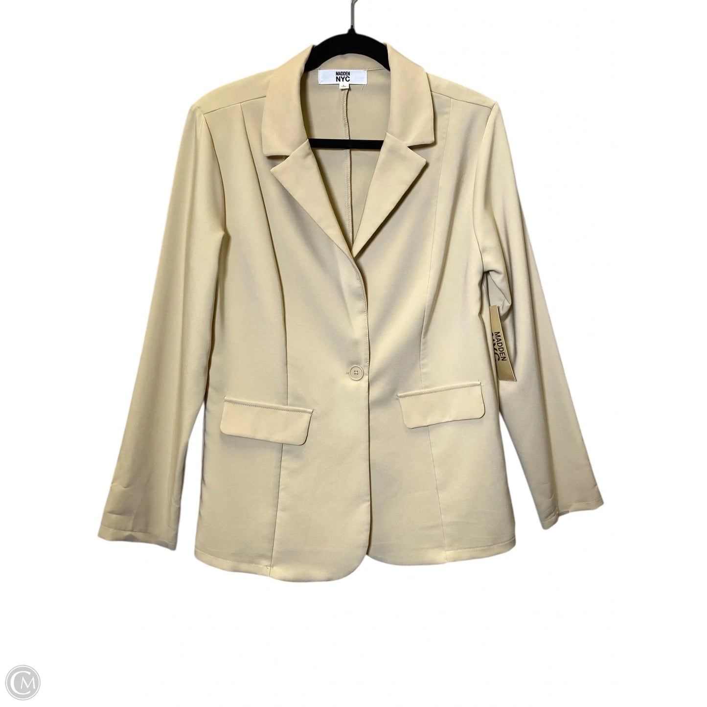 Blazer By Madden Nyc In Tan, Size: L