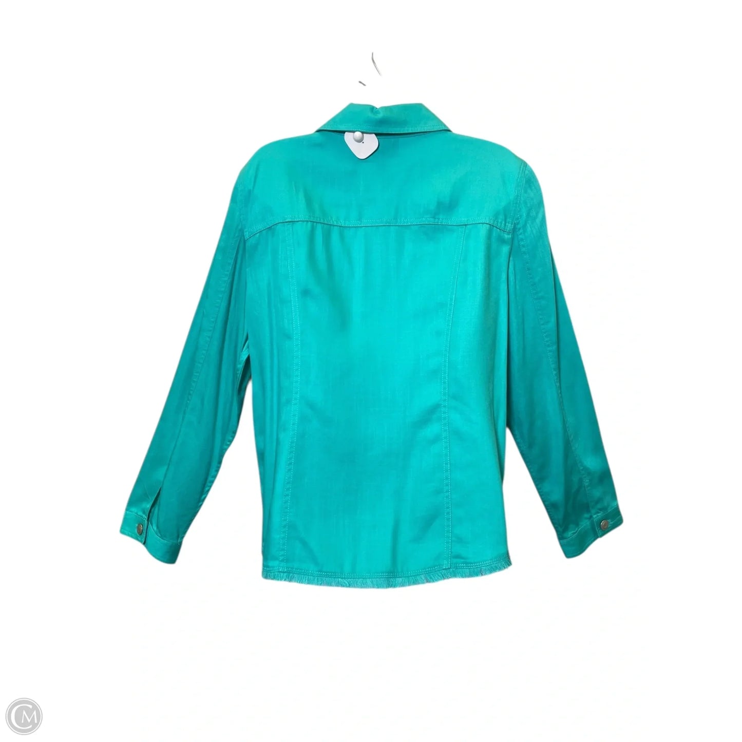 Jacket Other By Chicos In Aqua, Size: L
