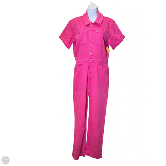 Jumpsuit By Judy Blue In Pink, Size: Xl