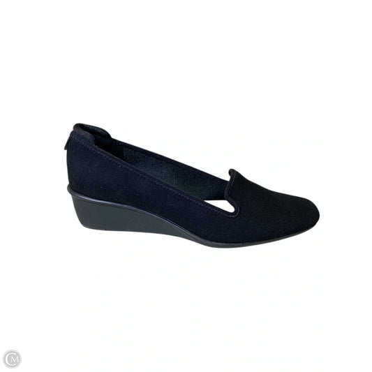 Shoes Heels Wedge By Anne Klein In Black, Size: 8.5
