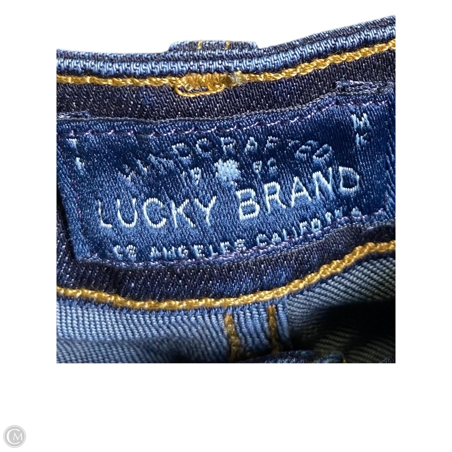 Jeans Flared By Lucky Brand In Blue Denim, Size: 4