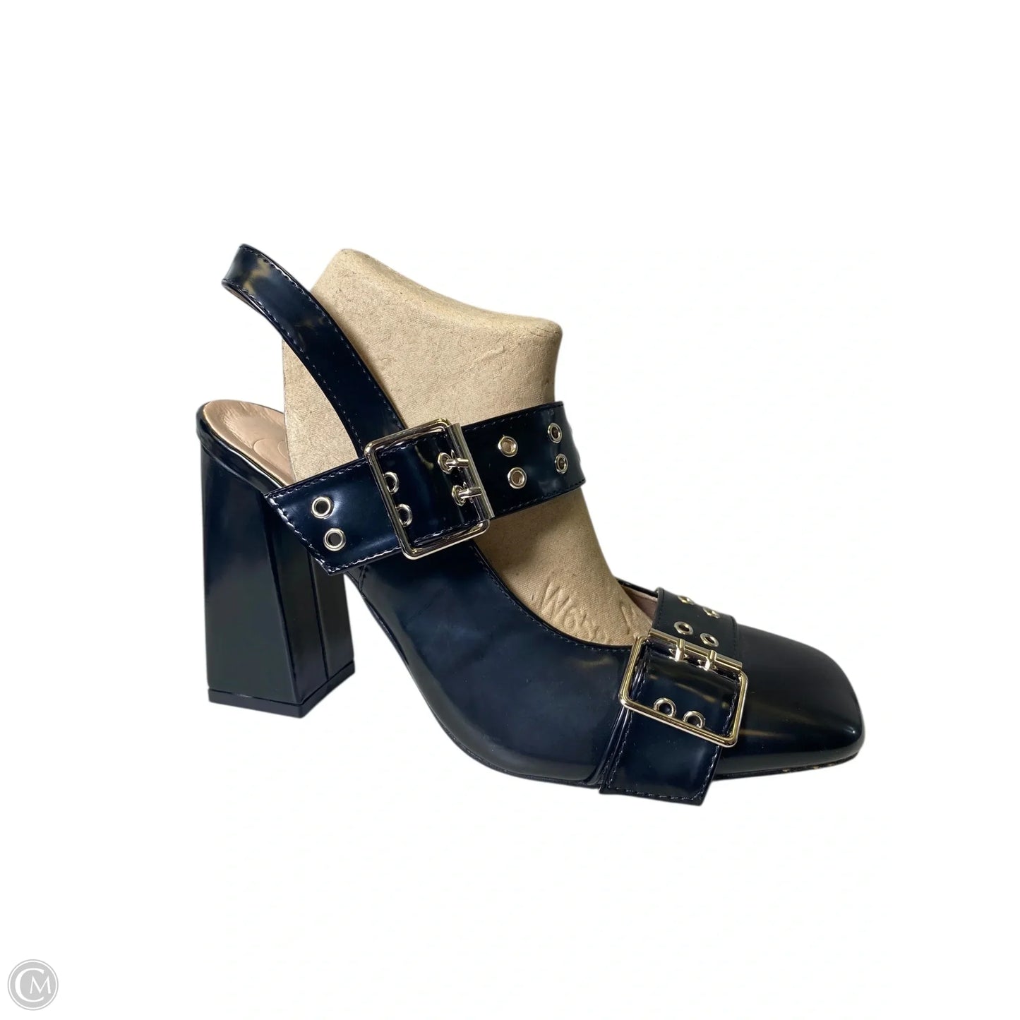 Shoes Heels Block By Clothes Mentor In Black, Size: 10.5