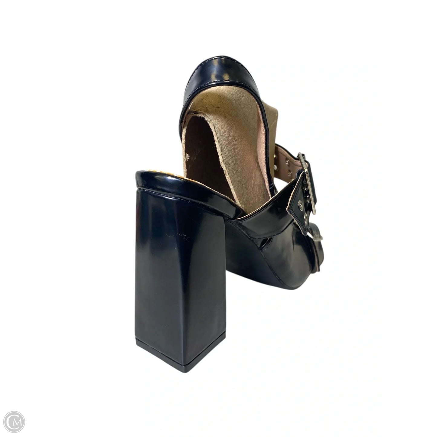 Shoes Heels Block By Clothes Mentor In Black, Size: 10.5