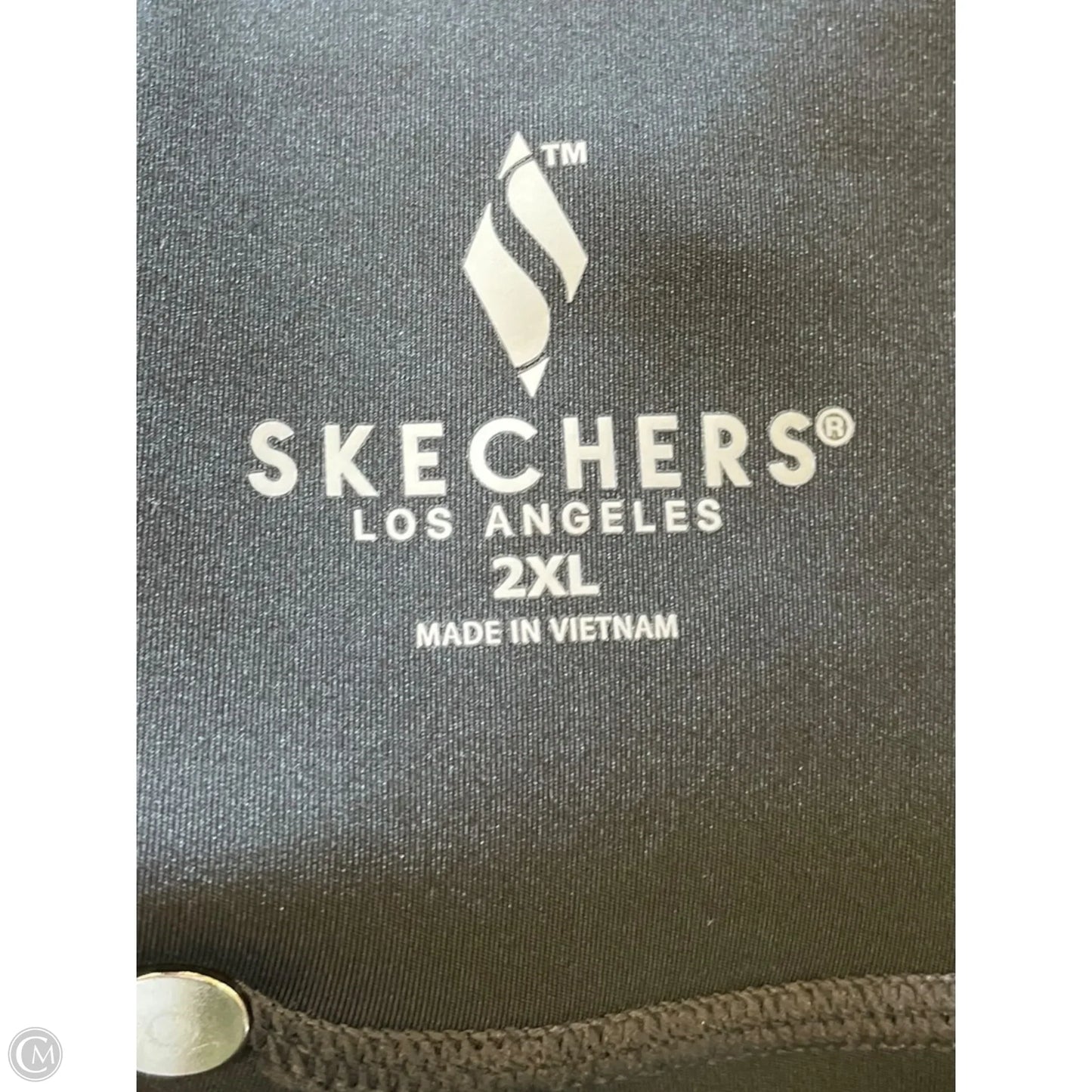 Athletic Leggings By Skechers In Black, Size: 2x