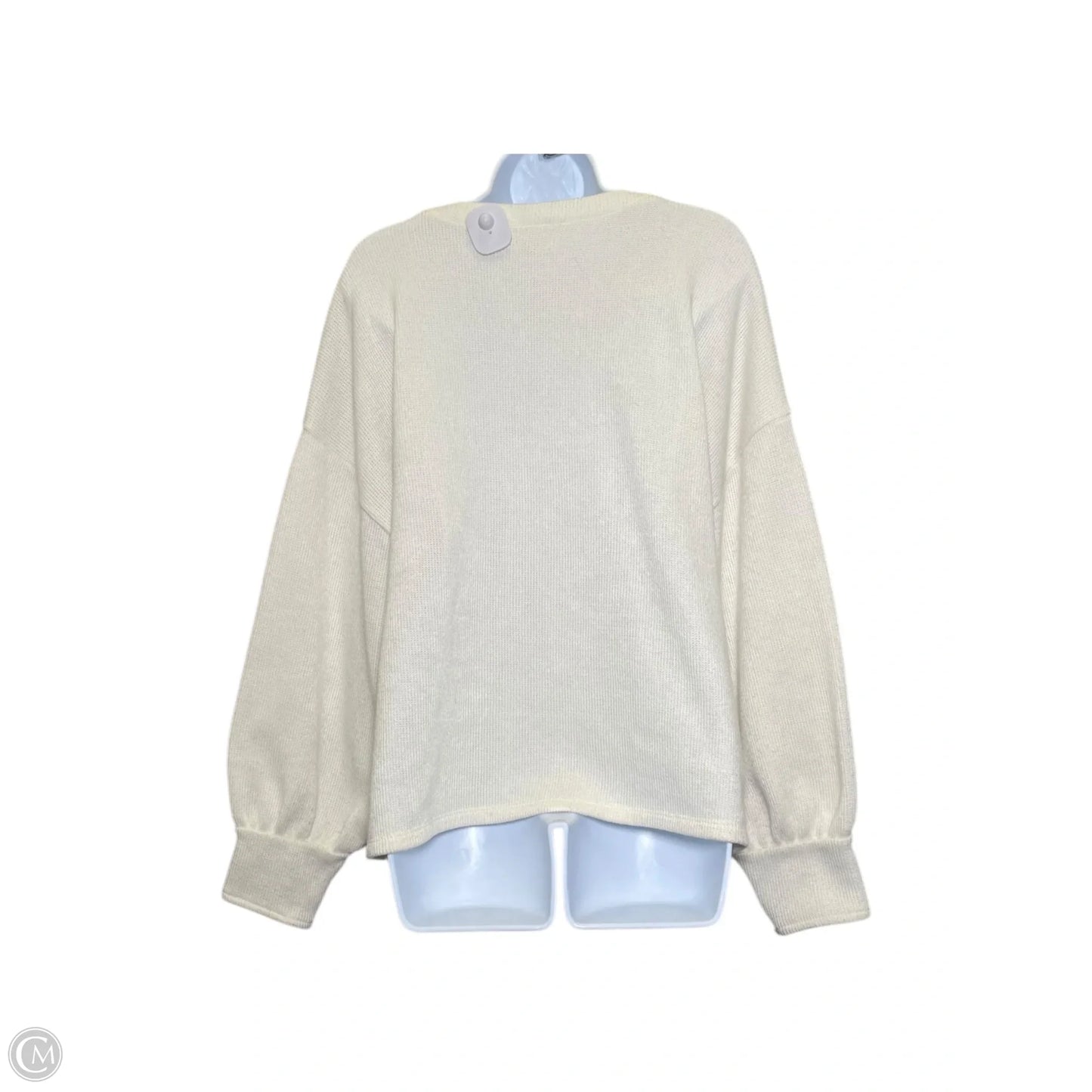 Sweater By Madewell In Cream, Size: Xl