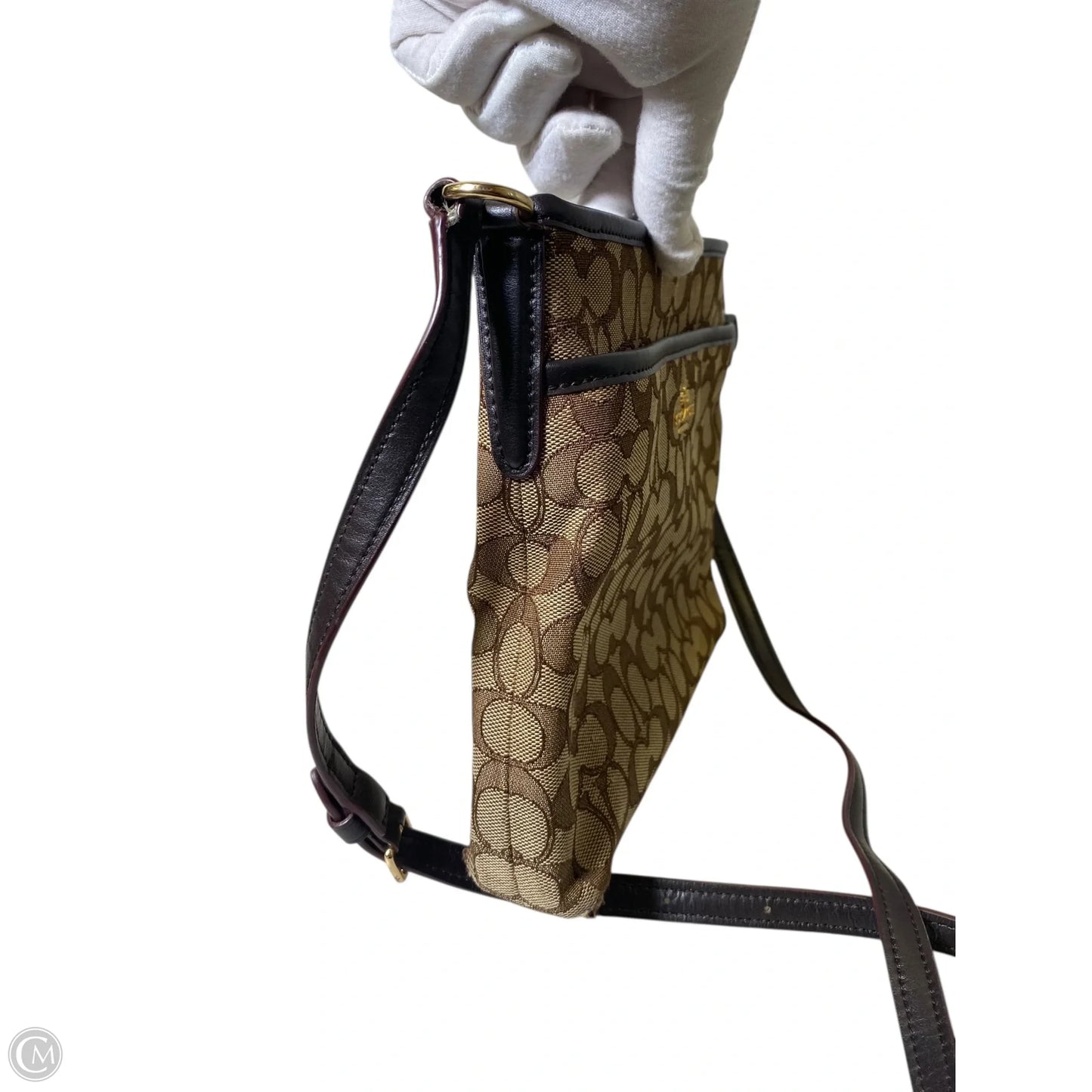 Crossbody Designer By Coach, Size: Medium