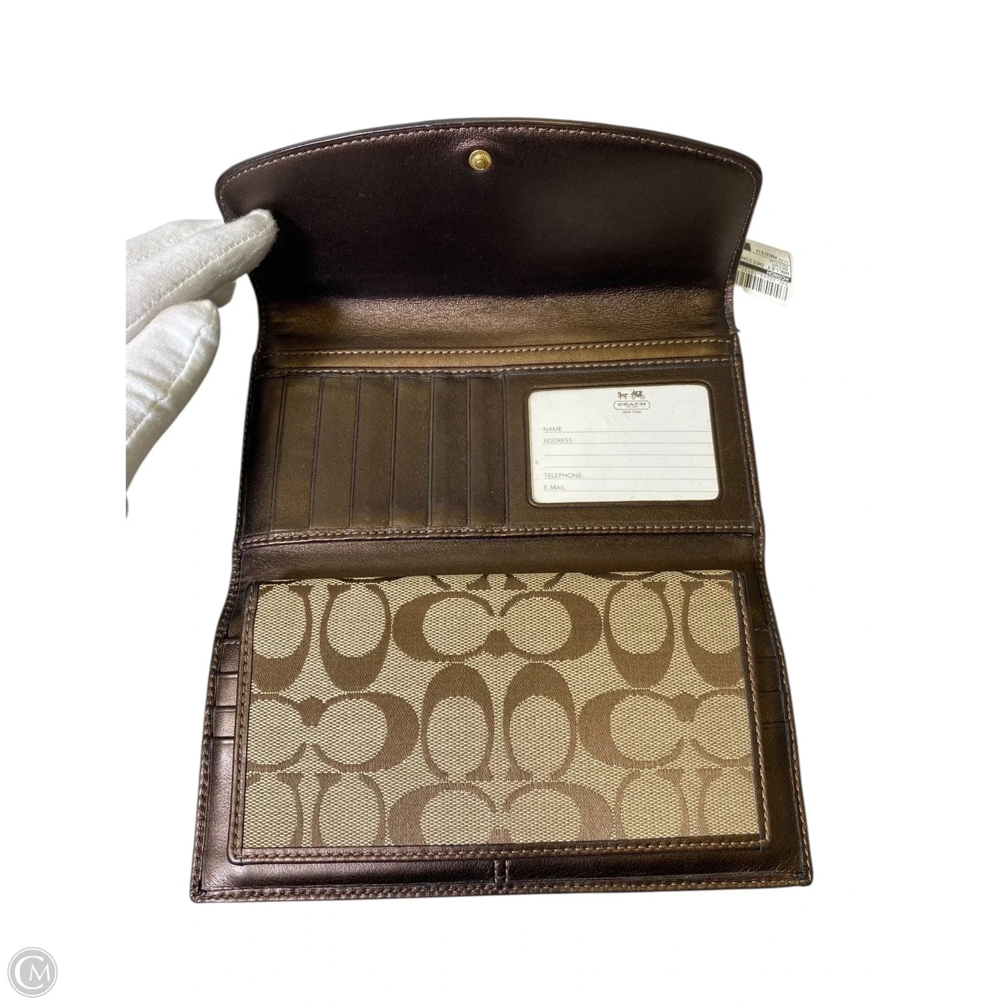 Wallet Designer By Coach, Size: Medium