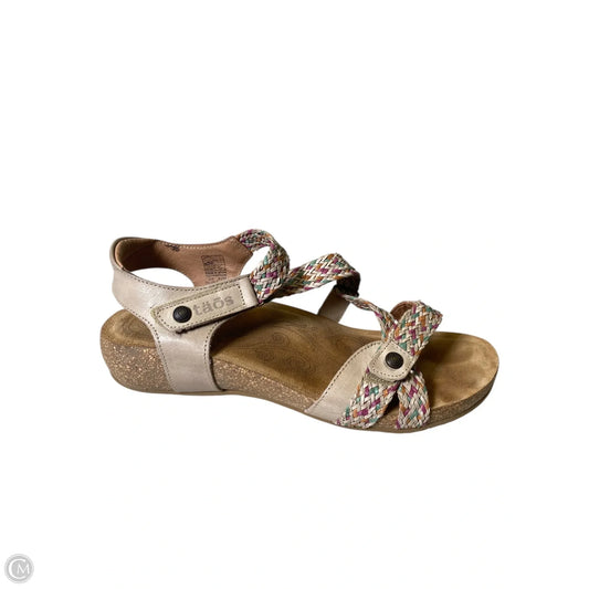 Shoes Heels Wedge By Taos In Multi-colored, Size: 10