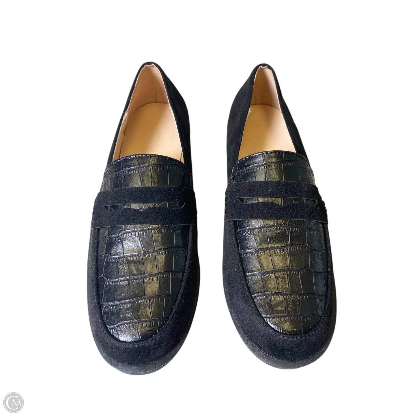 Shoes Flats By Clothes Mentor In Black, Size: 8.5