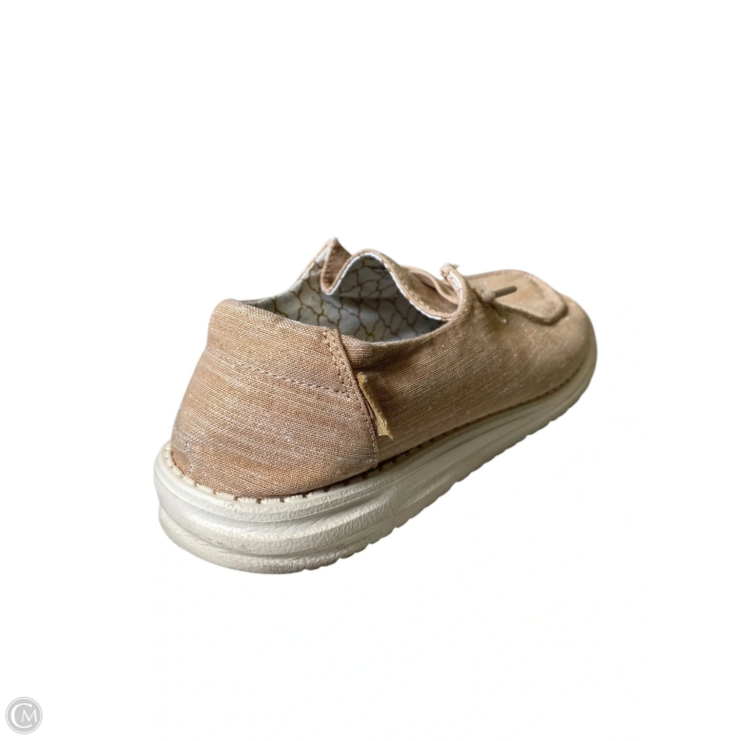 Shoes Flats By Hey Dude In Rose Gold, Size: 10