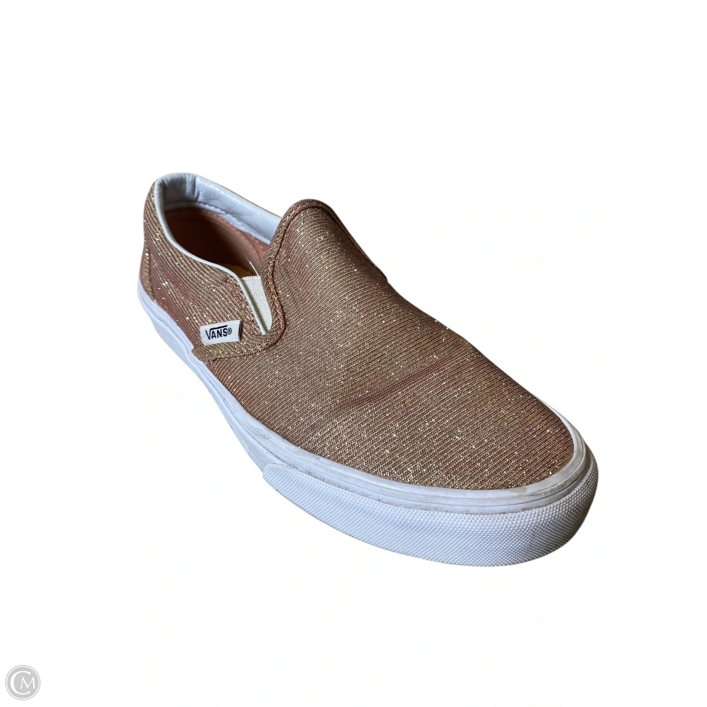Shoes Flats By Vans In Rose Gold, Size: 8