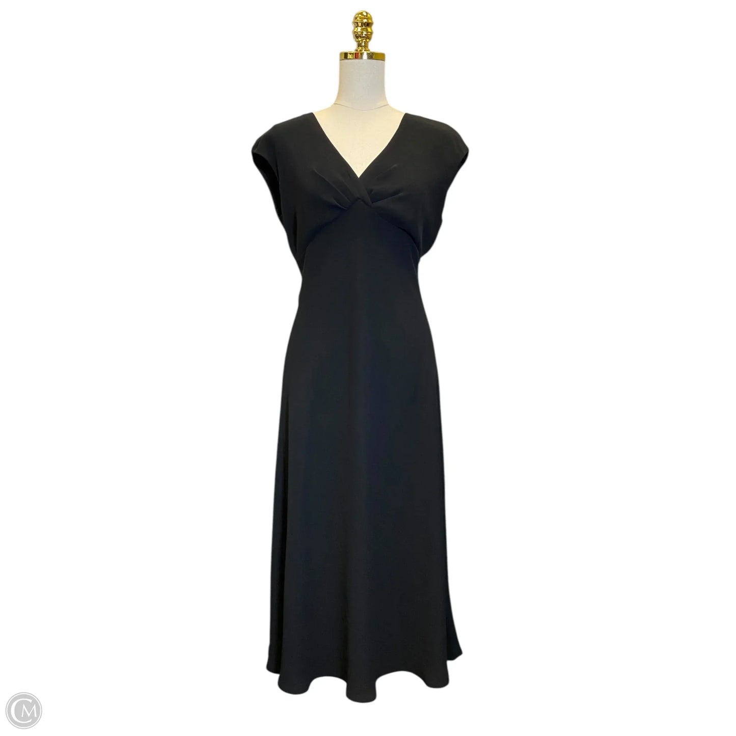 Dress Casual Midi By Jones New York In Black, Size: L