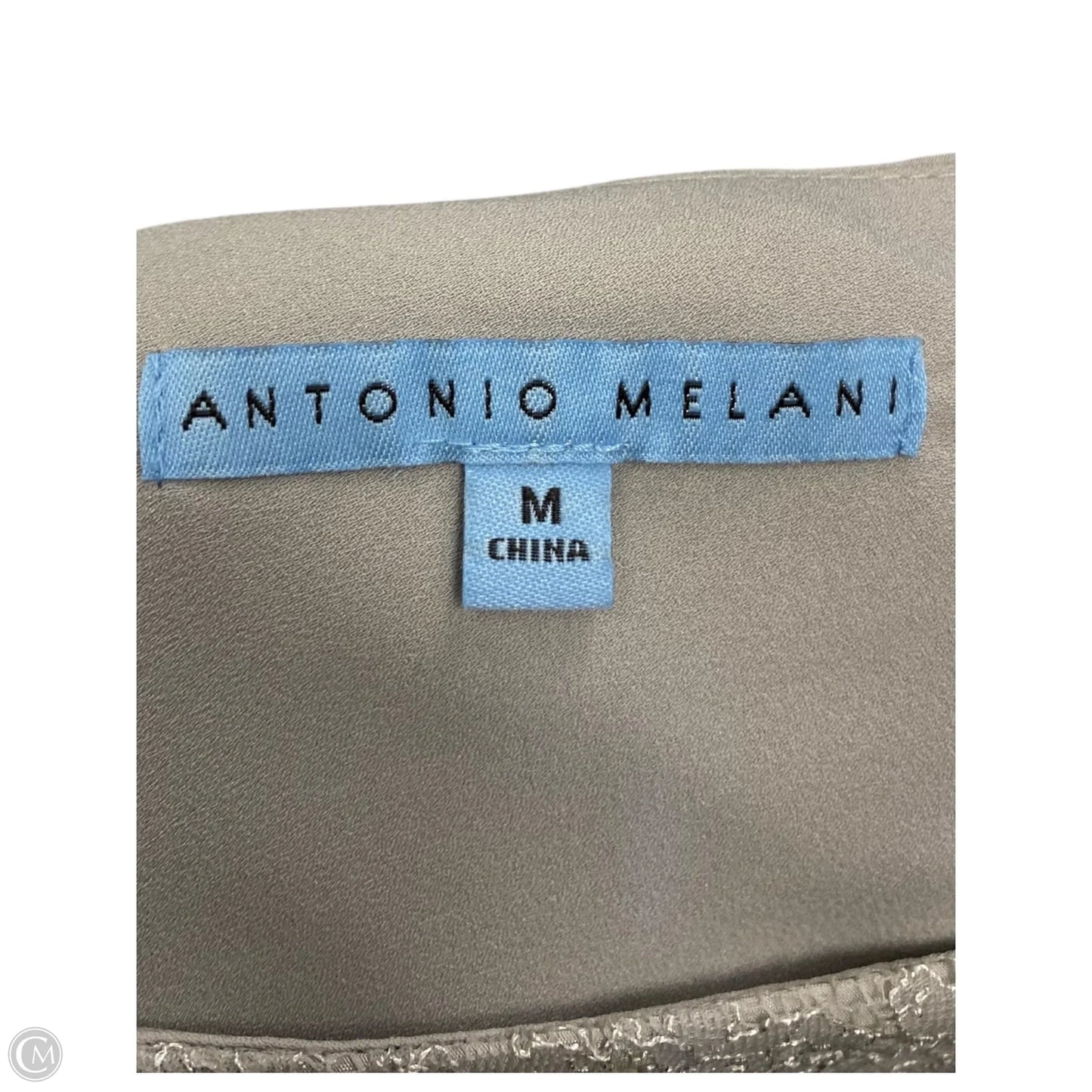 Top Sleeveless By Antonio Melani In Grey, Size: M