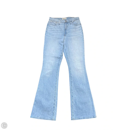 Jeans Flared By Madewell In Blue Denim, Size: 8
