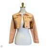 Jacket Denim By Clothes Mentor In Orange, Size: L
