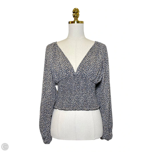 Blouse Long Sleeve By Vici In Multi-colored, Size: L