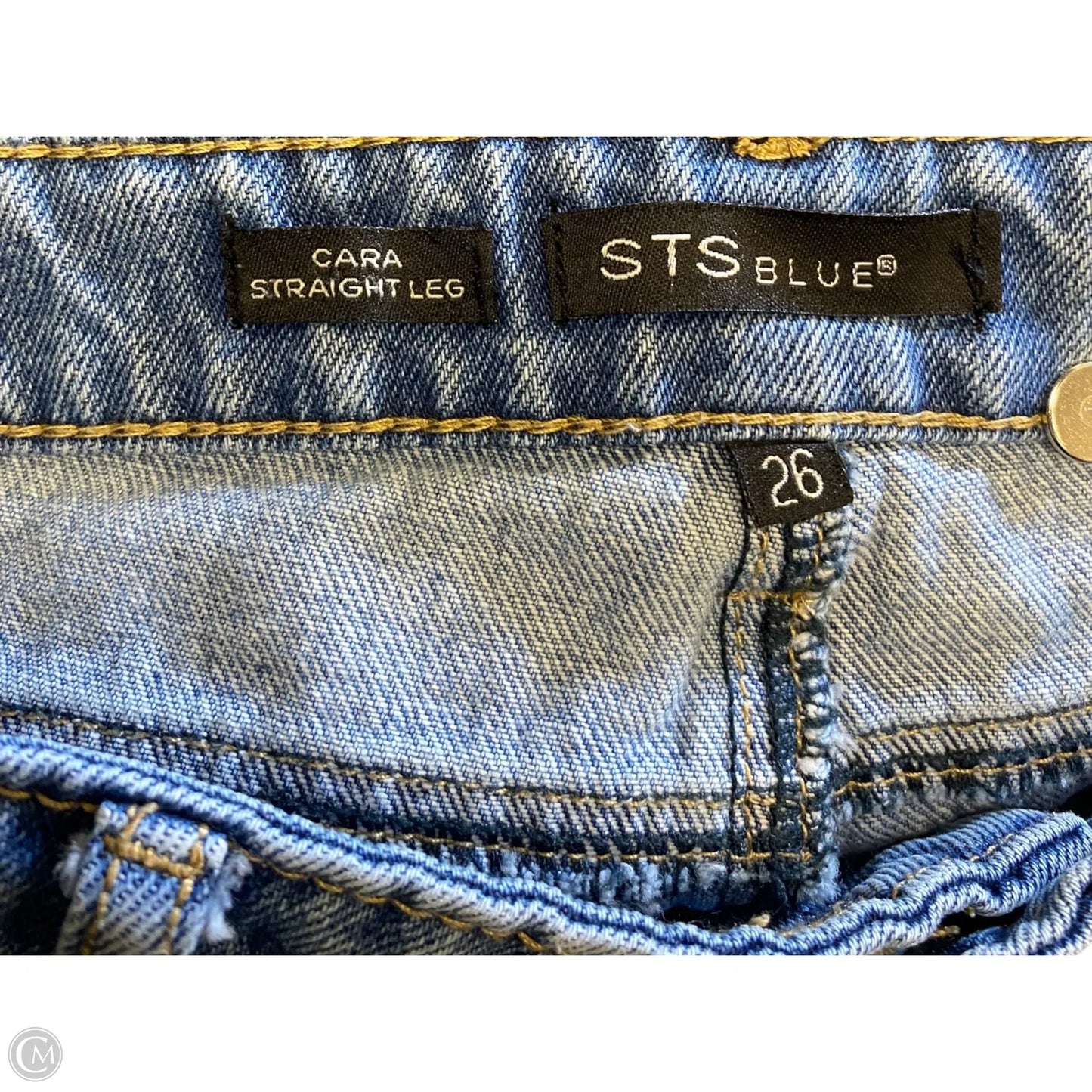 Jeans Straight By Sts Blue In Blue Denim, Size: 2