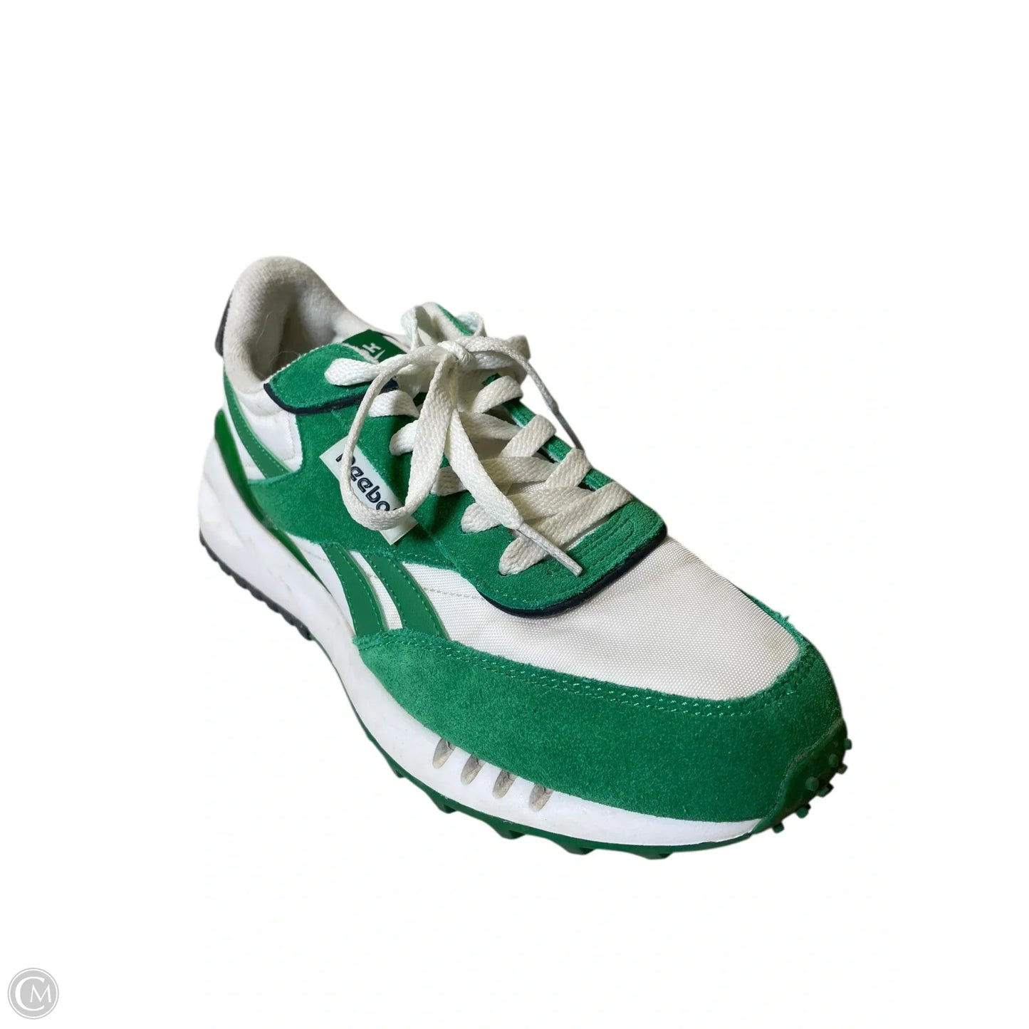 Shoes Athletic By Reebok In Green & White, Size: 7.5