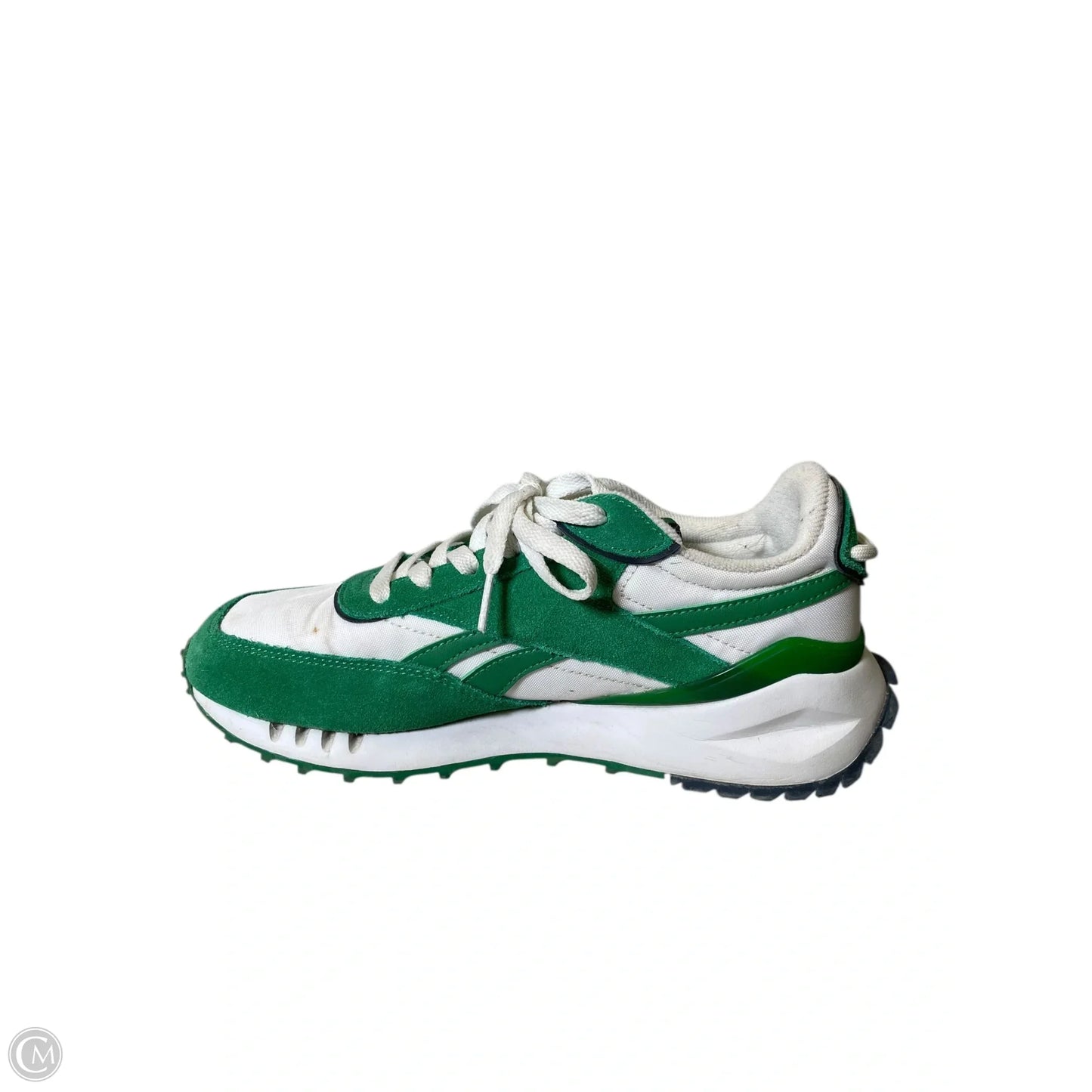 Shoes Athletic By Reebok In Green & White, Size: 7.5