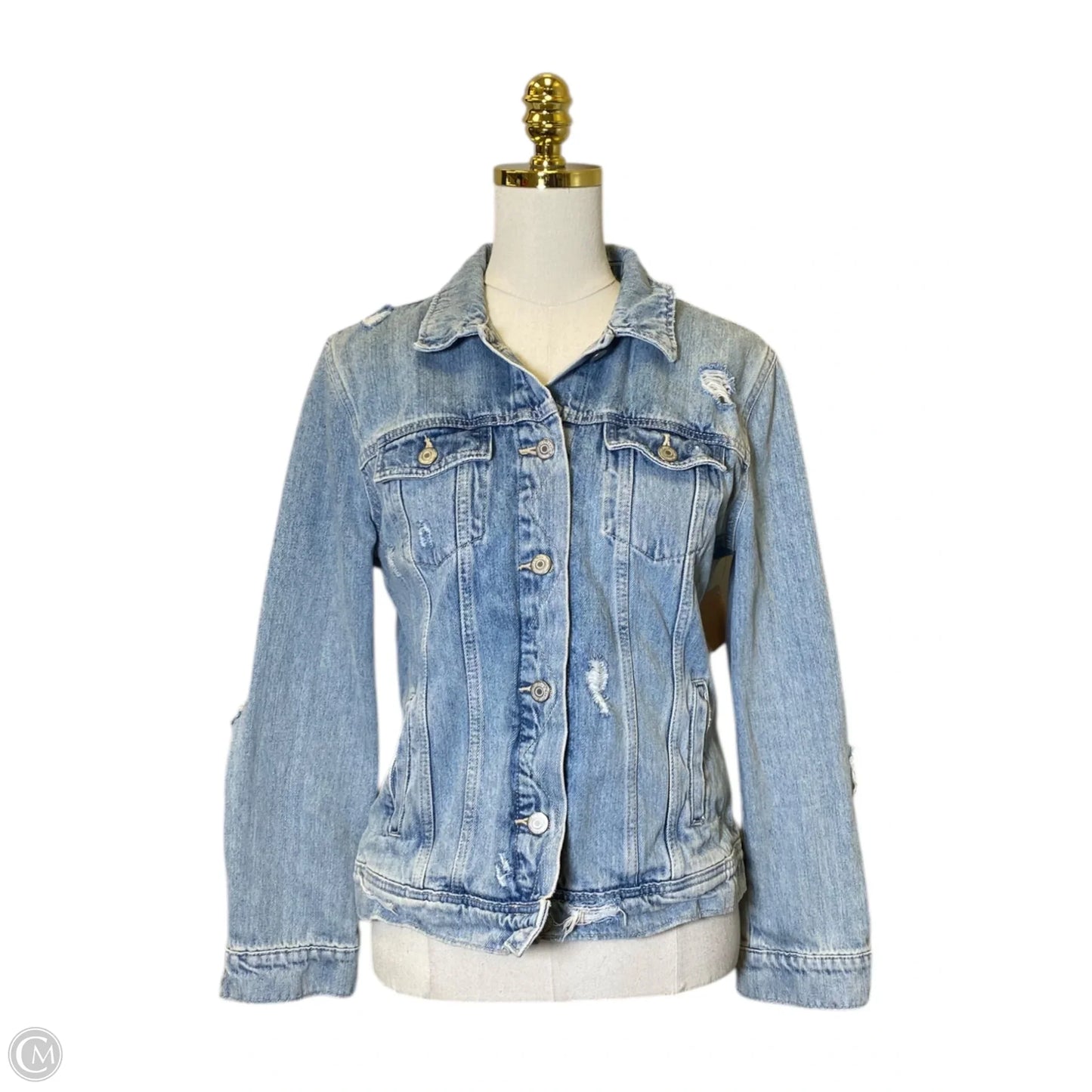 Jacket Denim By Old Navy In Blue Denim, Size: L