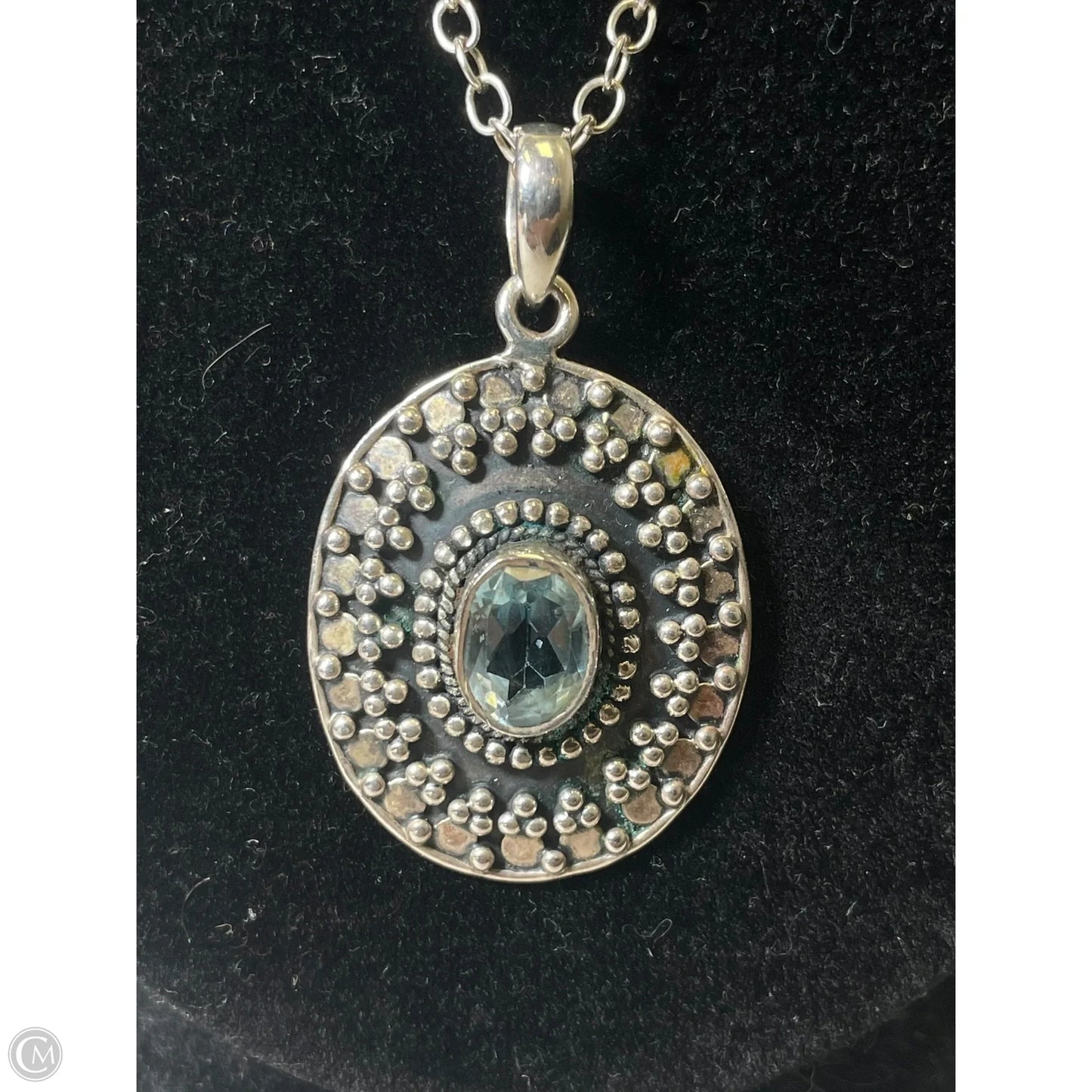 Necklace Pendant Silver By Clothes Mentor