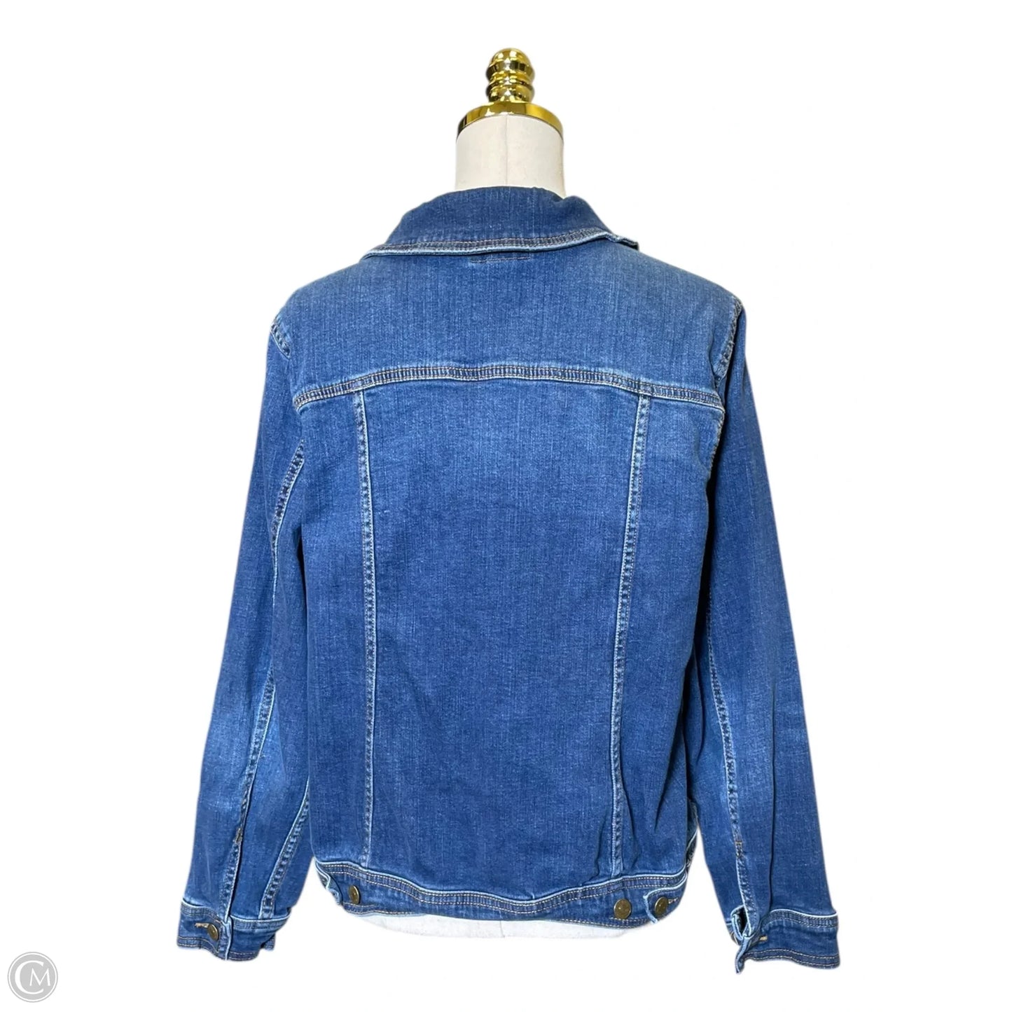 Jacket Denim By Ava & Viv In Blue Denim, Size: L