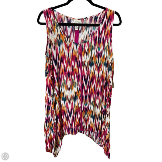 Top Sleeveless By St Johns Bay In Multi-colored, Size: L