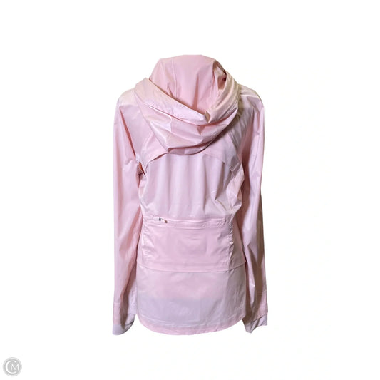 Athletic Jacket By Lululemon In Pink, Size: L