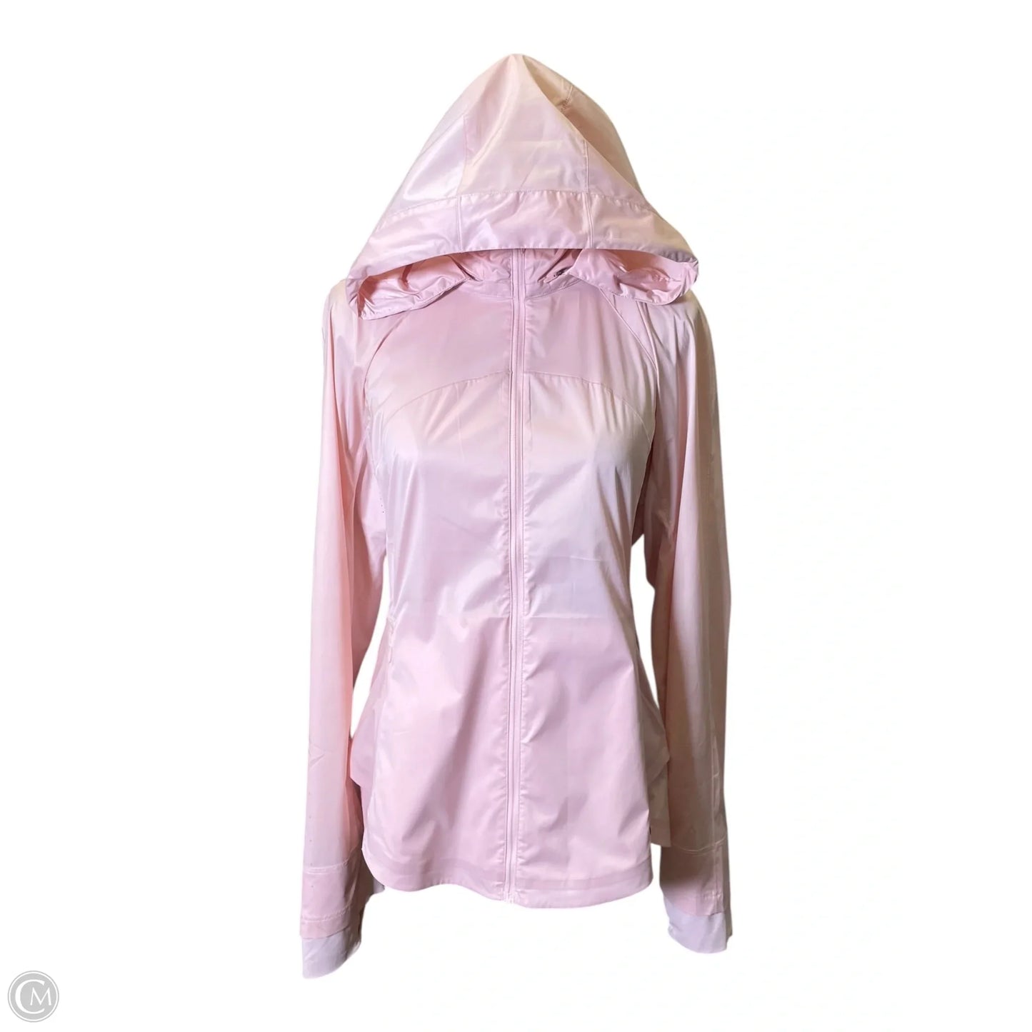 Athletic Jacket By Lululemon In Pink, Size: L