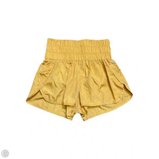 Athletic Shorts By Free People  In Yellow, Size: S