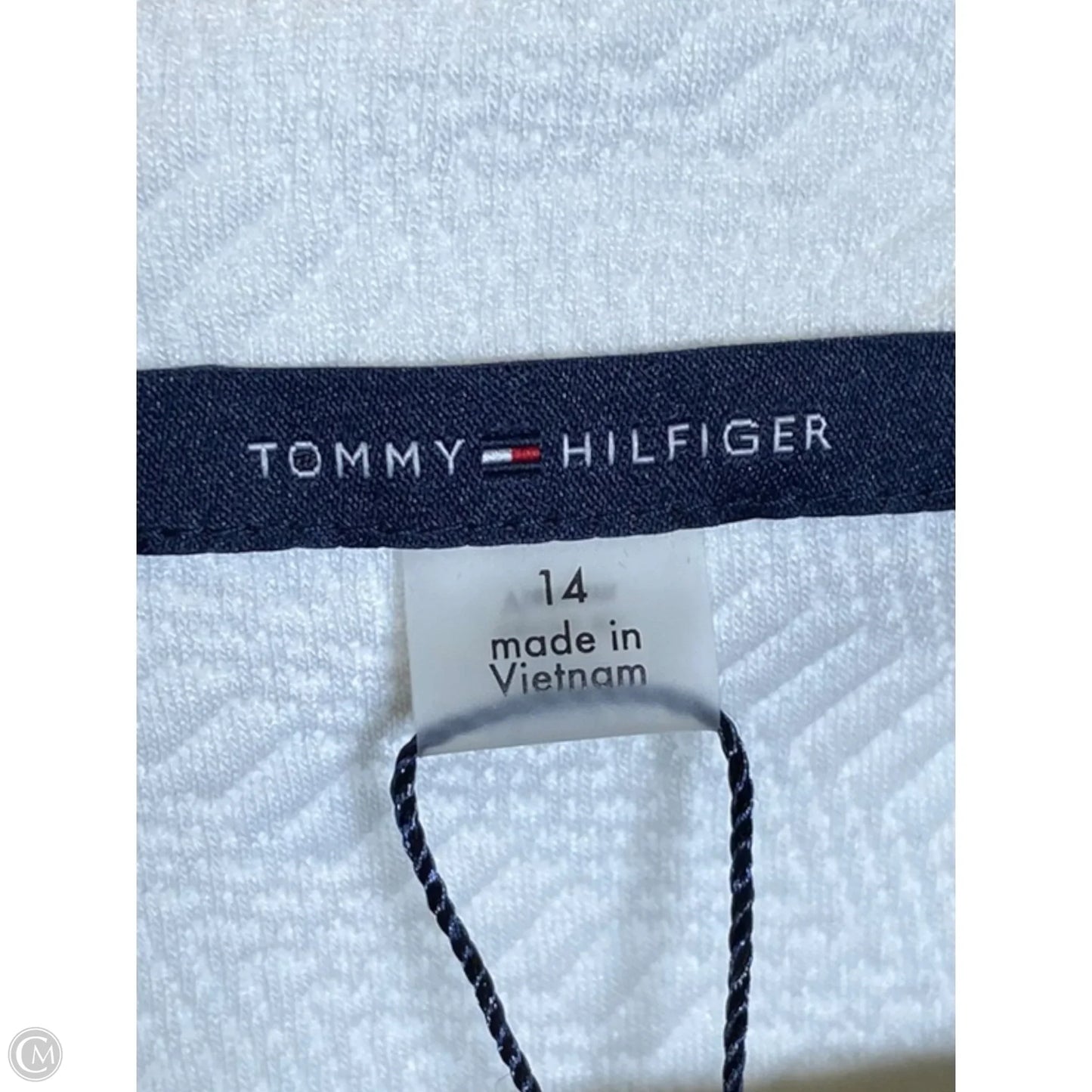 Dress Casual Midi By Tommy Hilfiger In White, Size: L