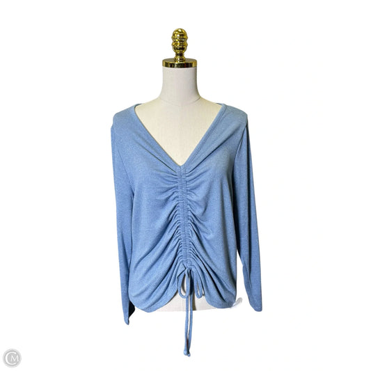 Top Long Sleeve By Lane Bryant In Blue, Size: Xl