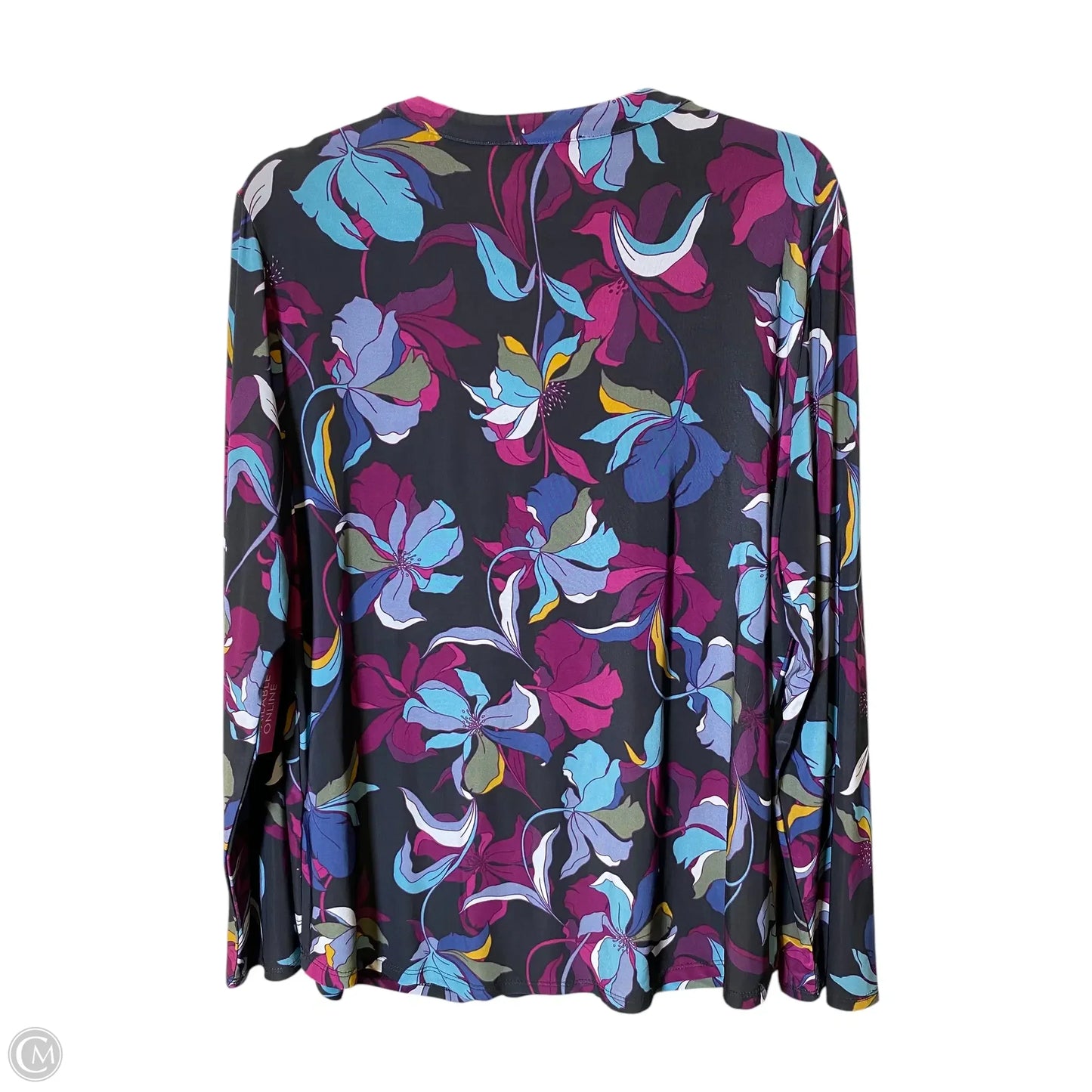 Top Long Sleeve By Inc In Multi-colored, Size: Xl