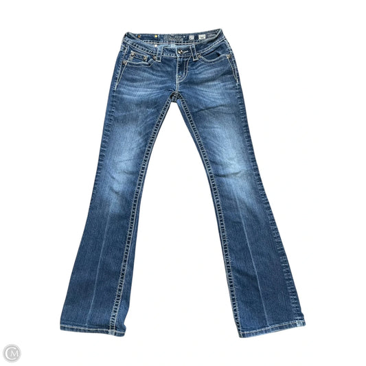 Jeans Flared By Miss Me In Blue Denim, Size: 4