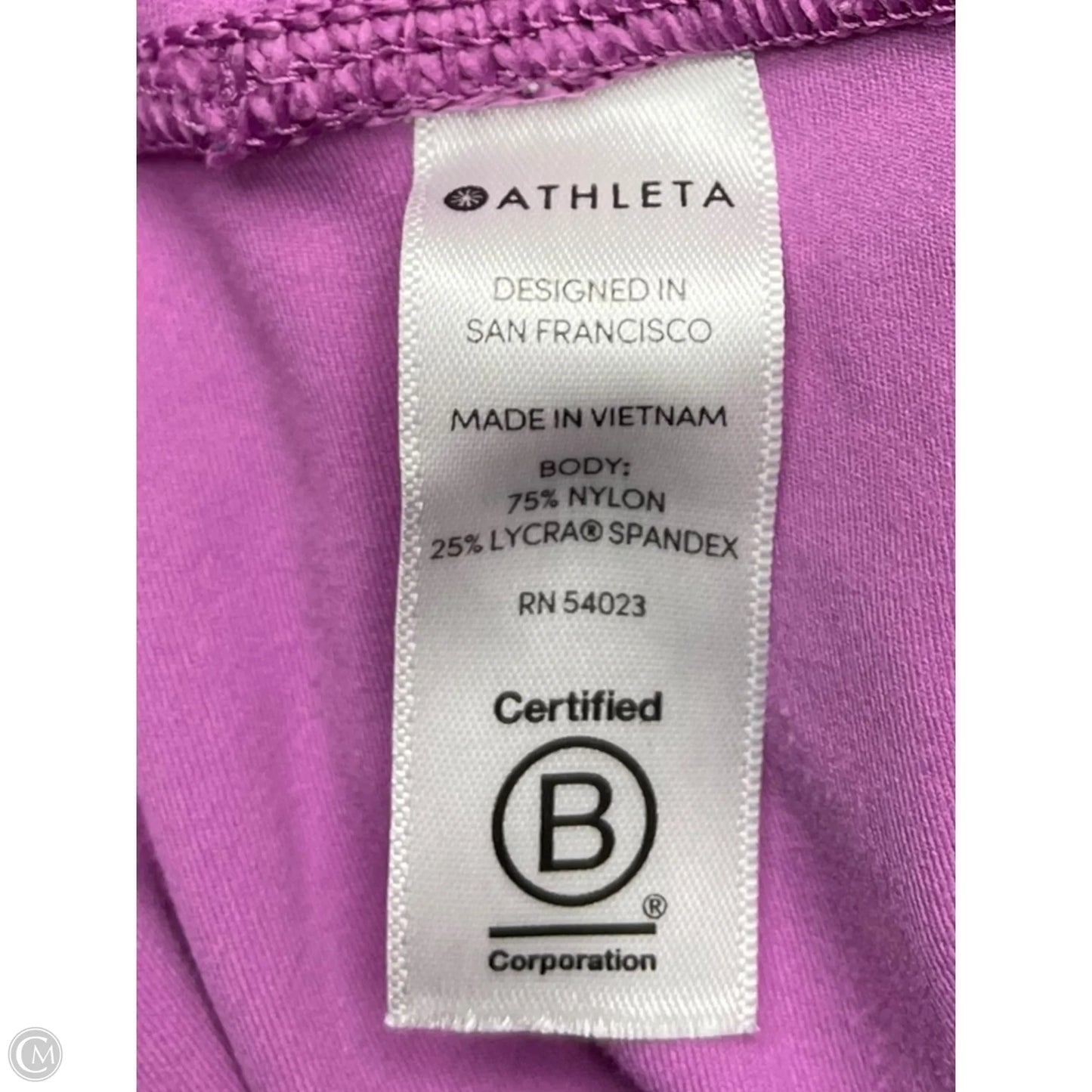Athletic Shorts By Athleta In Purple, Size: M