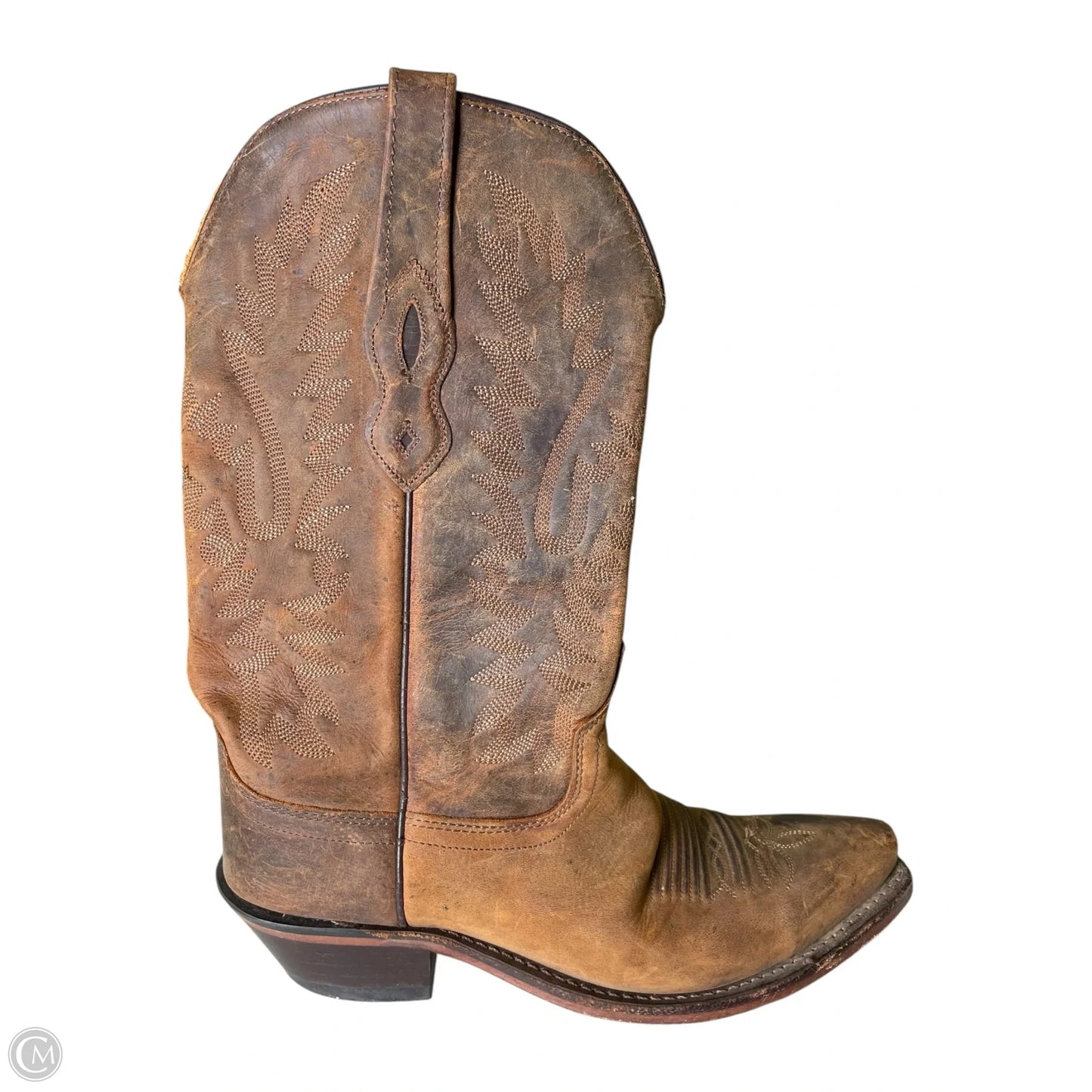 Boots Western By Old West In Brown, Size: 7