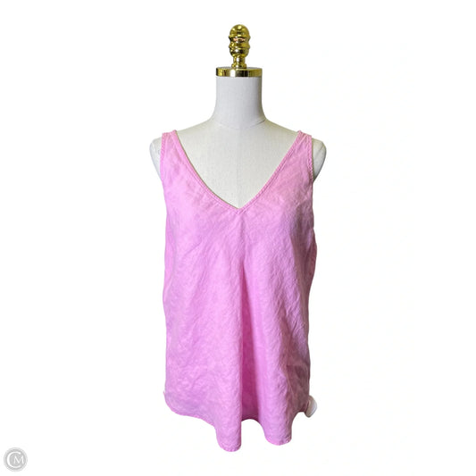 Top Sleeveless Designer By Lilly Pulitzer In Pink, Size: M