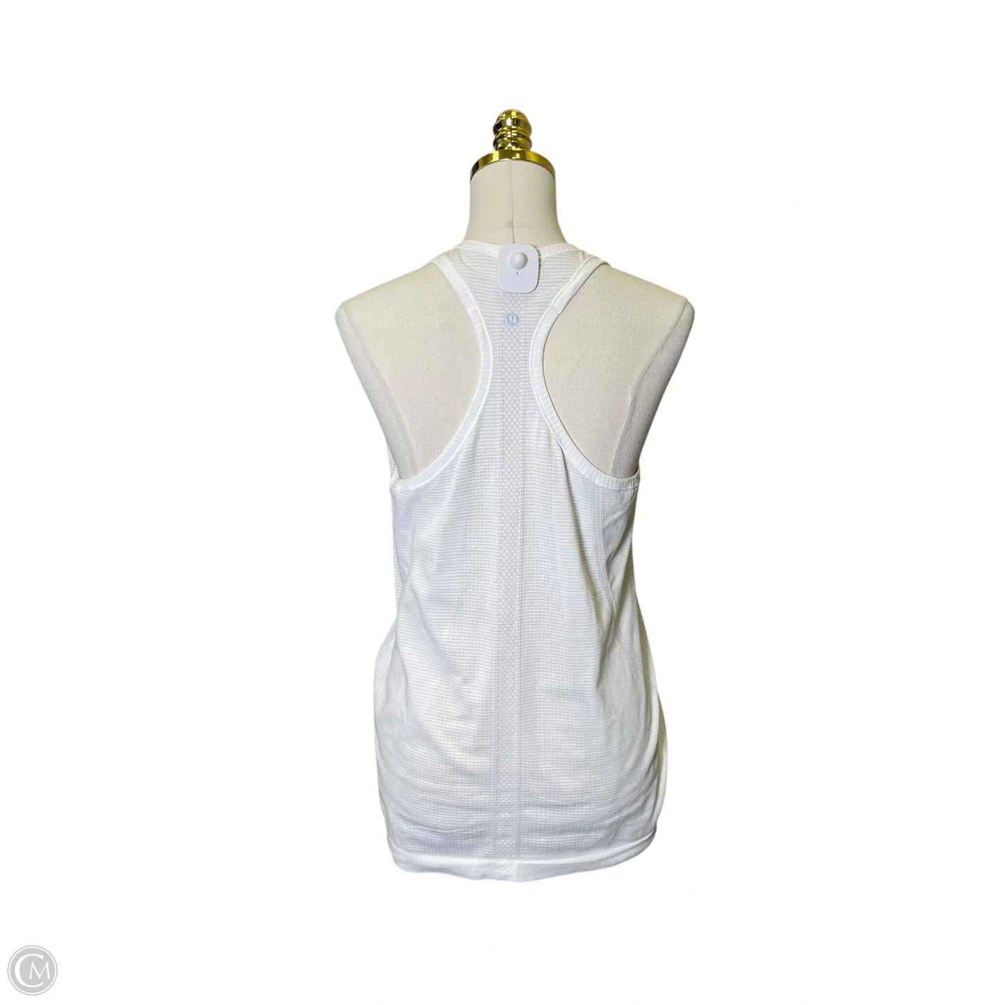 Athletic Tank Top By Lululemon In White, Size: L