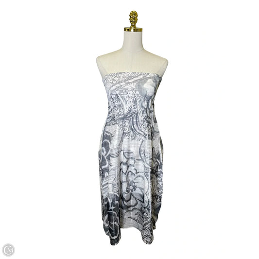 Dress Casual Short By Lapis In Grey & White, Size: Osfm