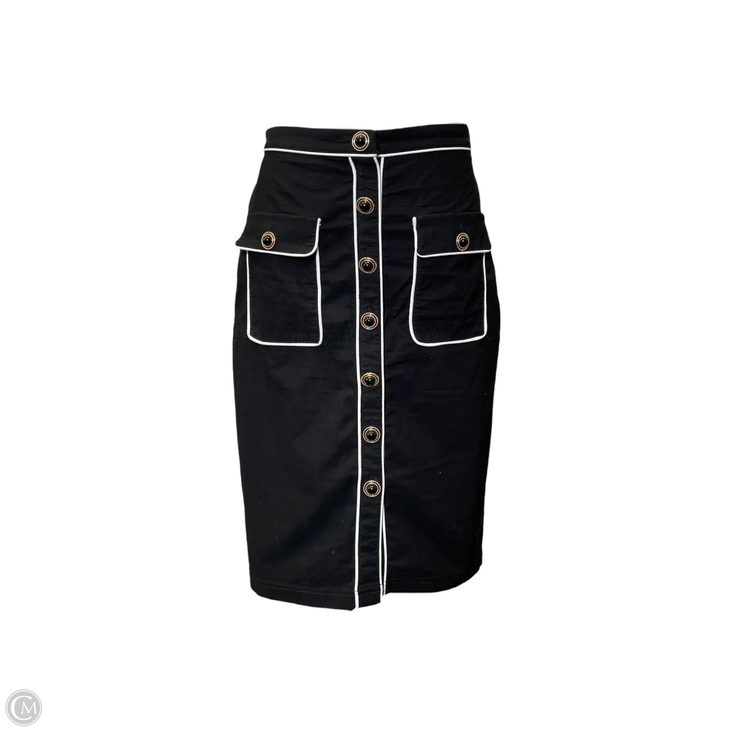 Skirt Midi By Maeve In Black, Size: M