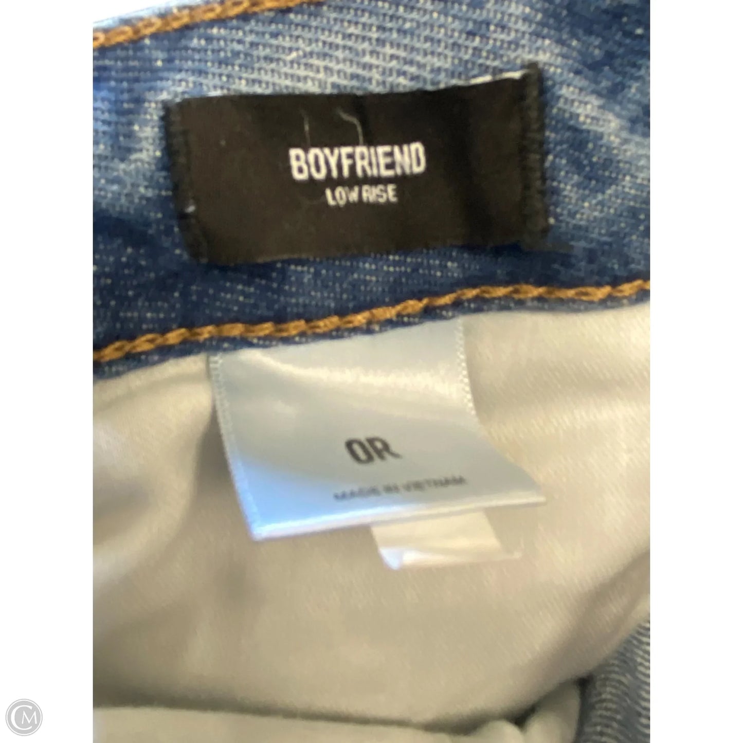 Jeans Straight By Express In Blue Denim, Size: 0