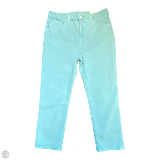 Jeans Skinny By Chicos In Teal, Size: 8
