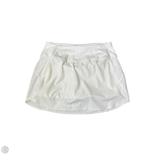 Athletic Skort By Athleta In White, Size: S