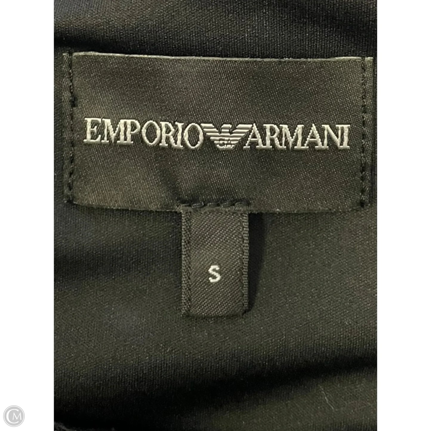 Top Sleeveless By Emporio Armani In Black, Size: S