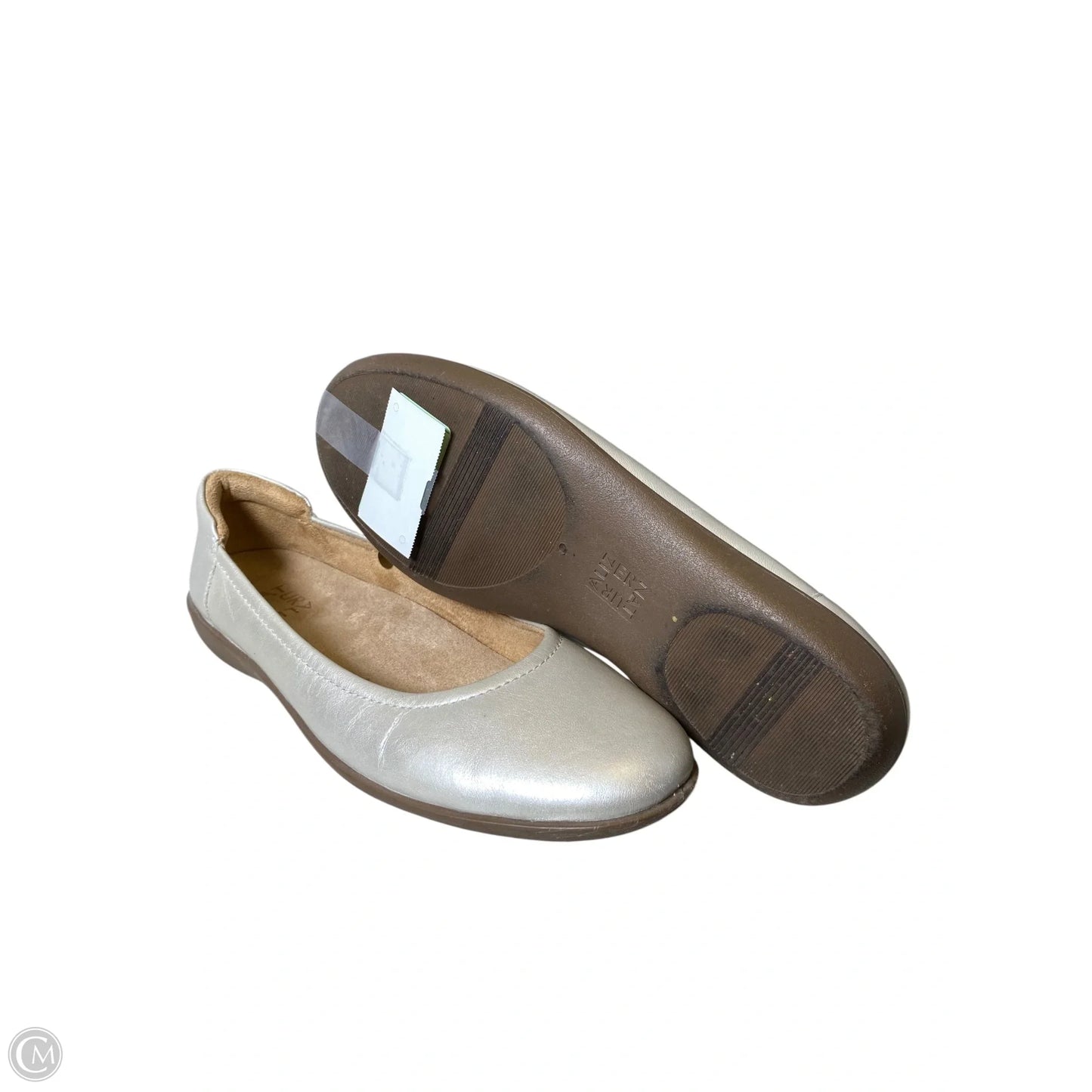 Shoes Flats By Naturalizer In Silver, Size: 8.5