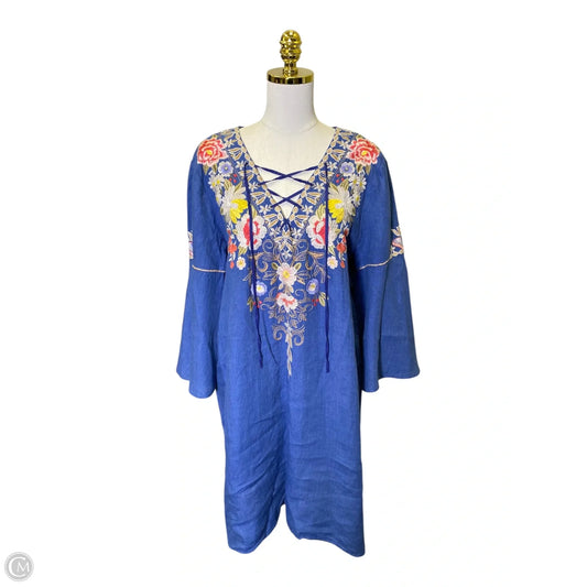 Dress Casual Short By Johnny Was In Multi-colored, Size: L