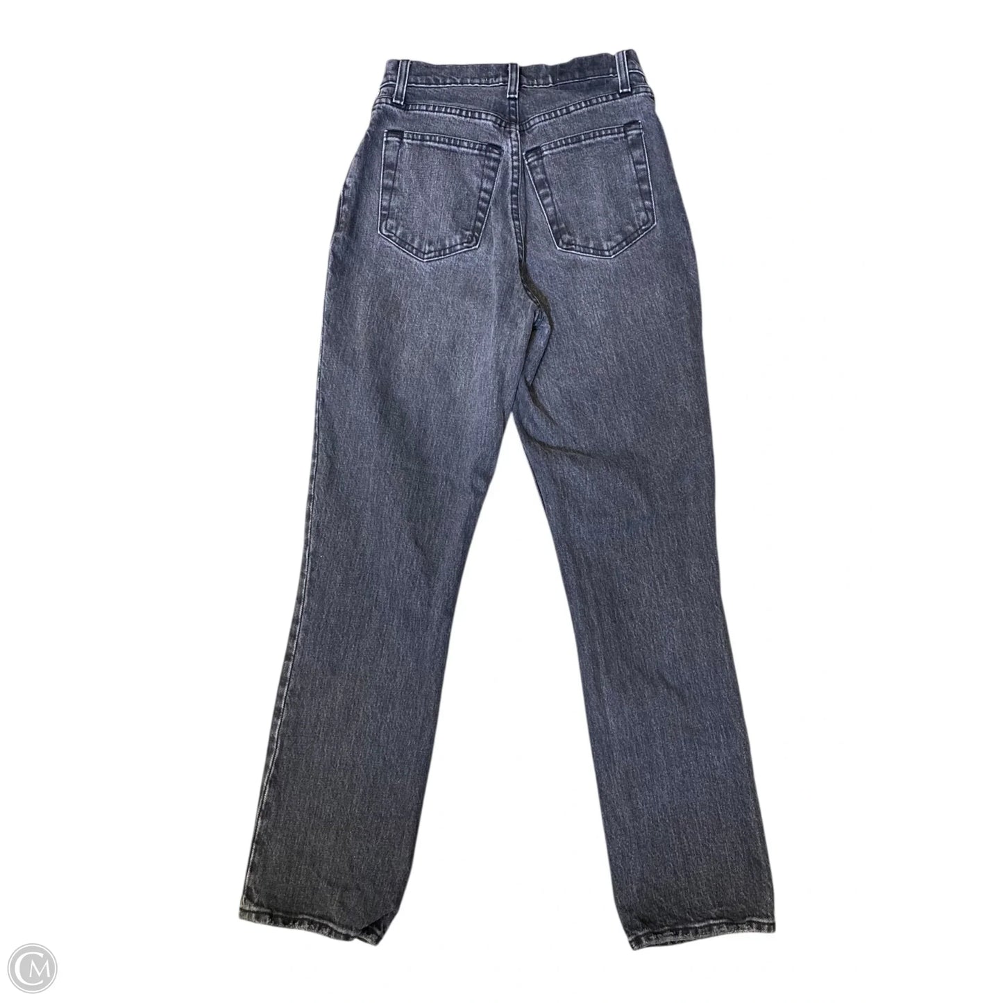 Jeans Straight By Abercrombie And Fitch In Black, Size: 0